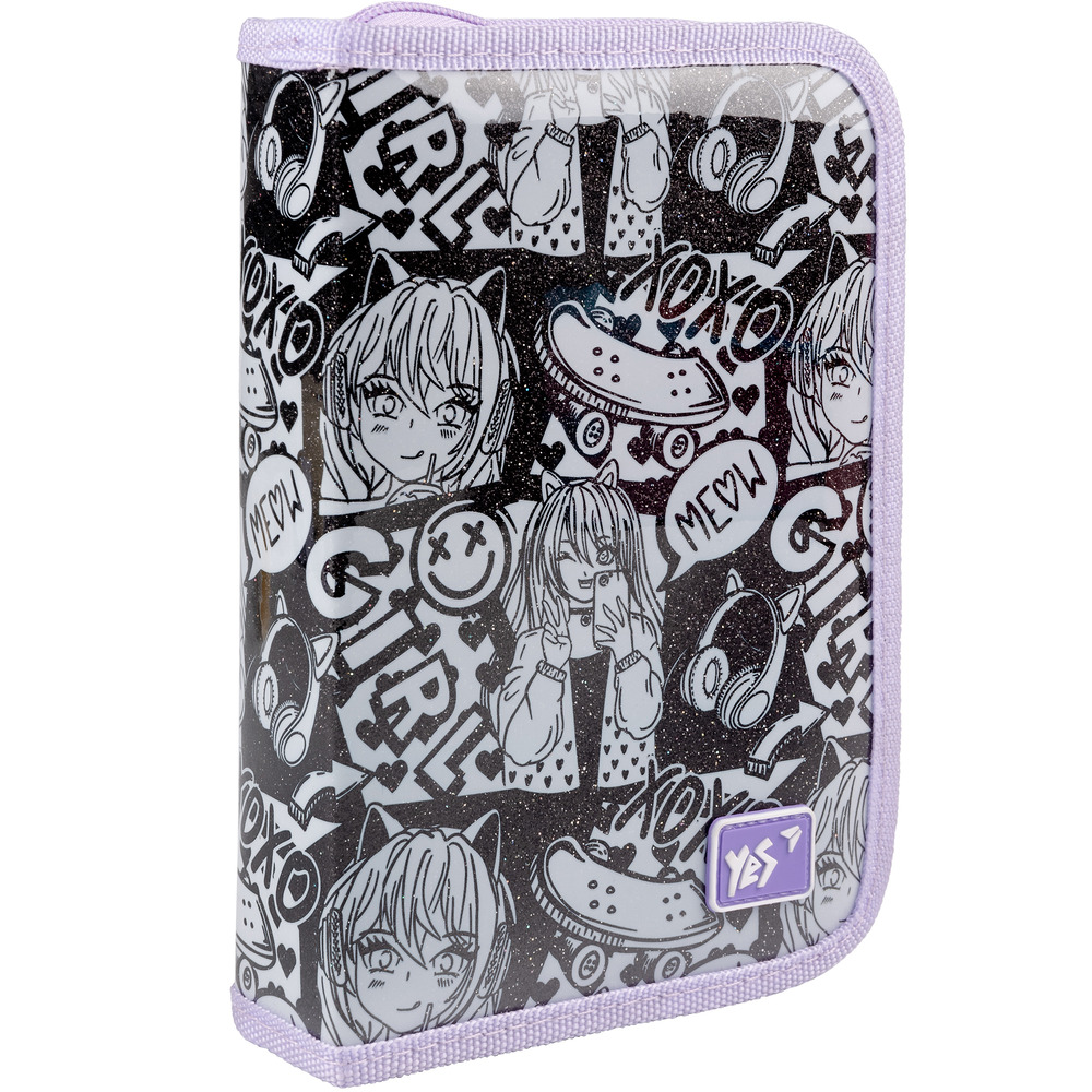 Пенал твердий одинарний без клапана Yes HP-02 Anime 533561