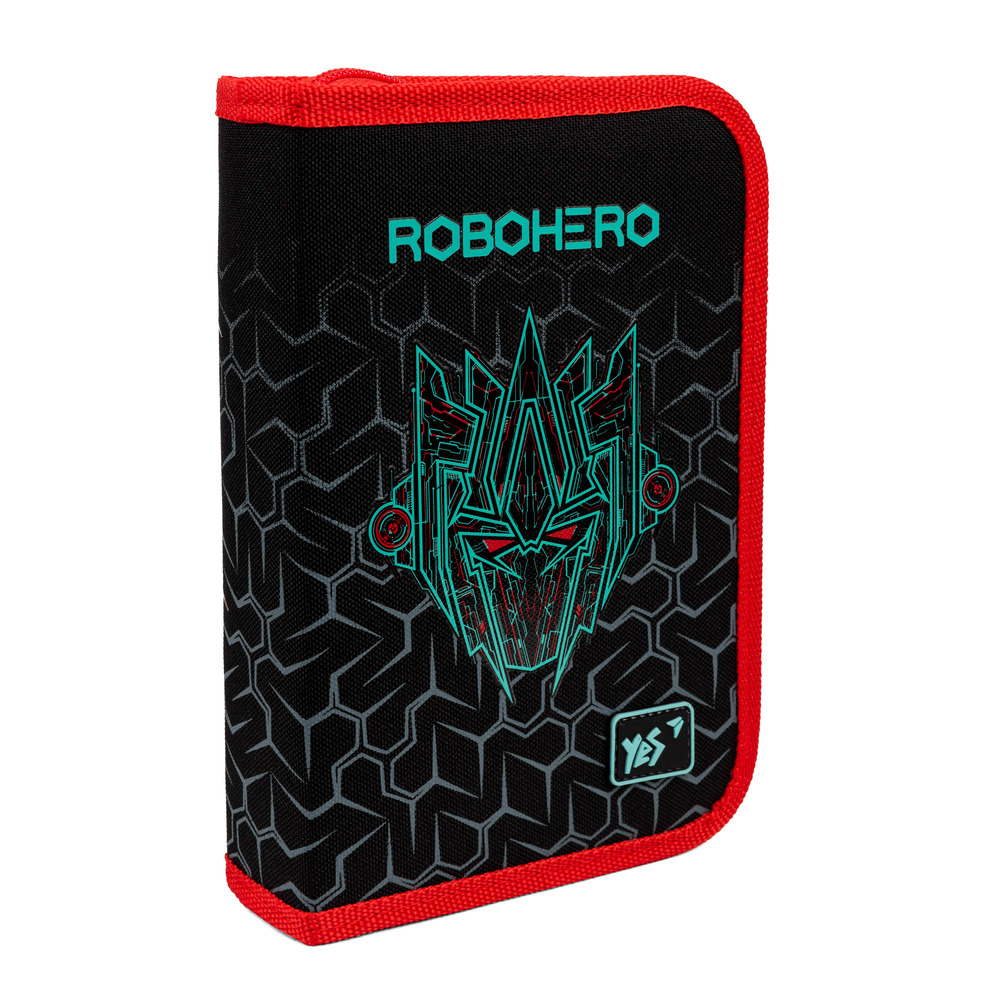 Пенал твердий одинарний з клапаном Yes HP-03 Robohero 533571