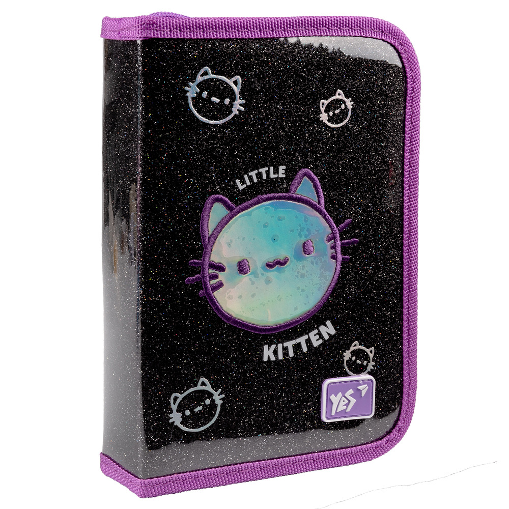 Пенал твердий одинарний з двома клапанами Yes HP-04 Mysterious Cats 533583