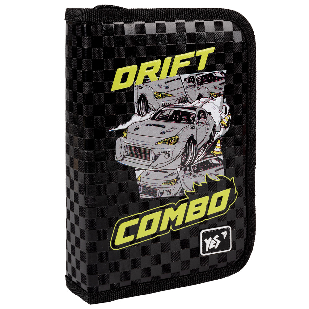 Пенал твердий одинарний з двома клапанами Yes HP-04 Drift King 533582