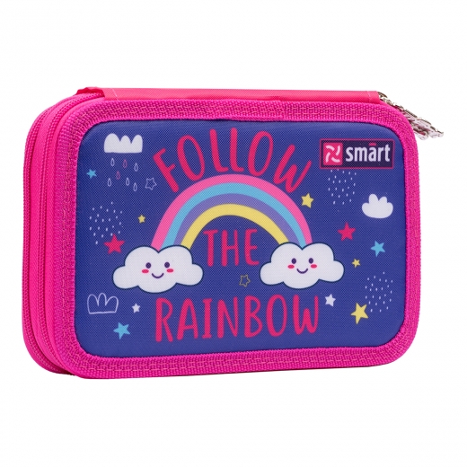 Пенал твердий подвійний Smart HP-01 Follow the rainbow 532818