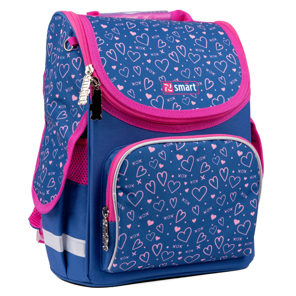 Рюкзак шкільний каркасний Smart PG-11 Hearts 558995