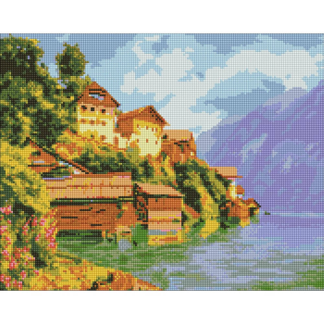 Ideyka Алмазна мозаїка Затишна затока 40х50см