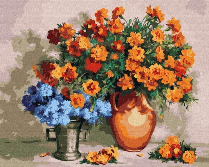 Ideyka Картина за номерами. Квіткові обійми 40x50 см