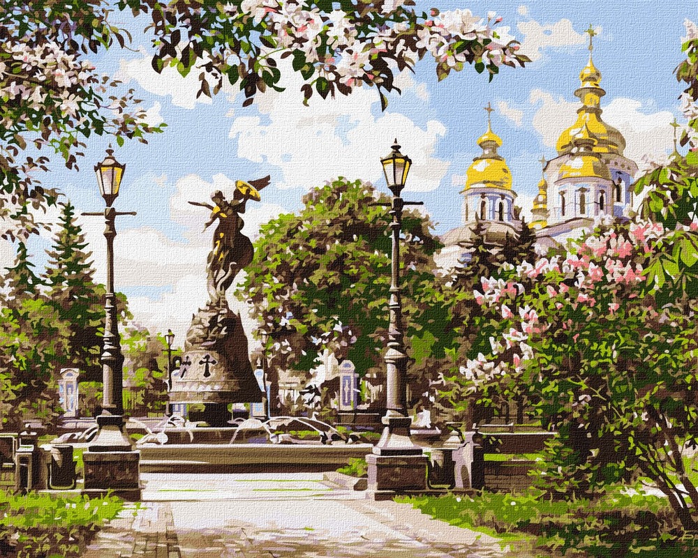 Ideyka Картина за номерами. Володимирська гірка 40х50 см
