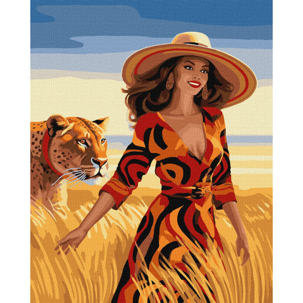 Ideyka Картина за номерами. Прогулянка у полі 40х50 см