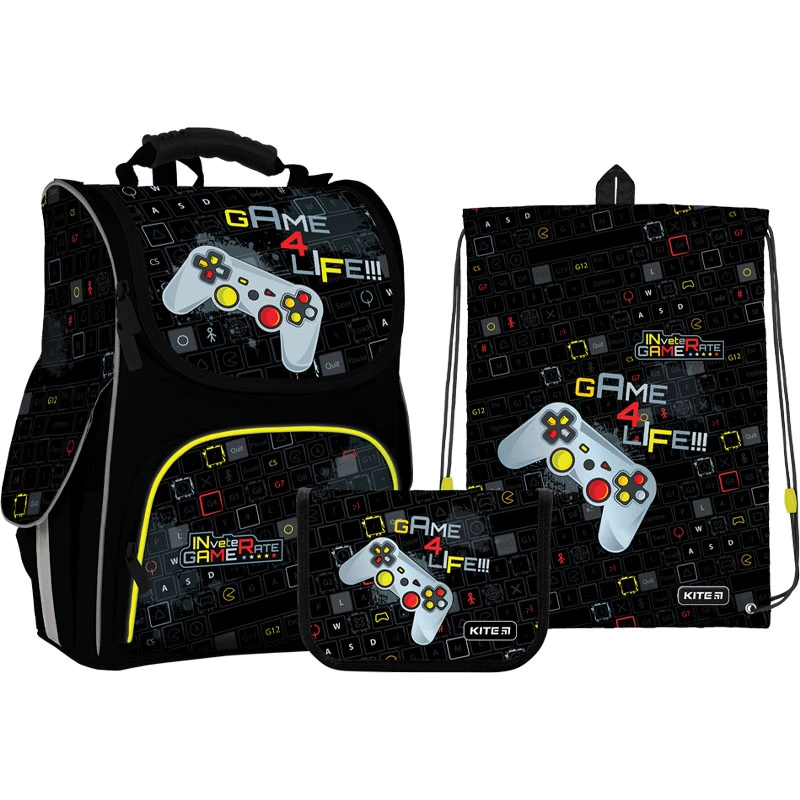 Шкільний набір Kite Game 4 Life SET_K22-501S-8 (LED)
