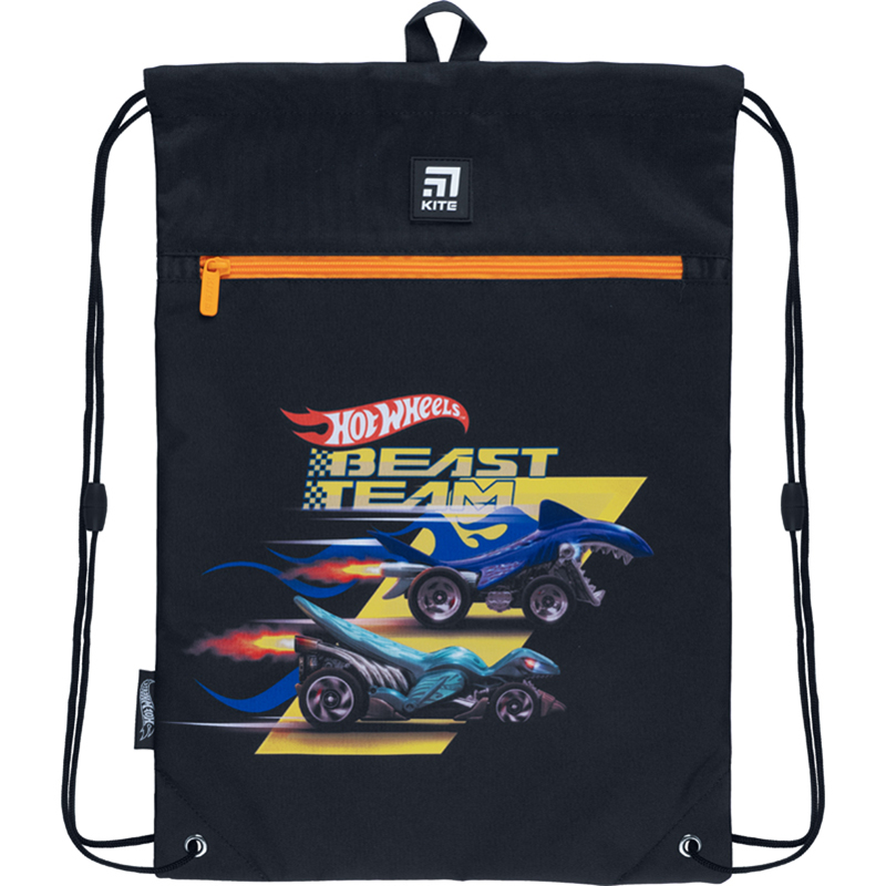 Сумка для взуття з кишенею Kite Hot Wheels HW22-601M-3