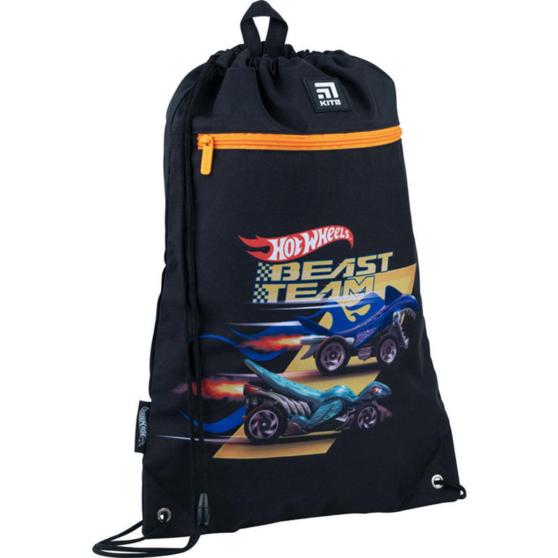 Сумка для взуття з кишенею Kite Hot Wheels HW22-601M-3. Фото 3