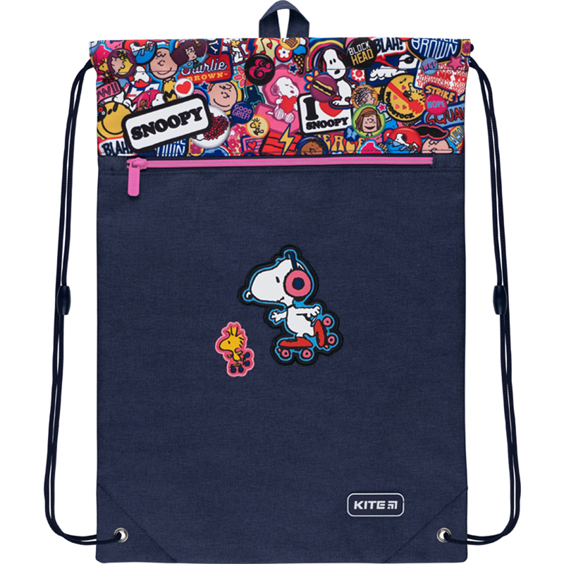 Сумка для взуття з кишенею Kite Snoopy SN22-601M-1