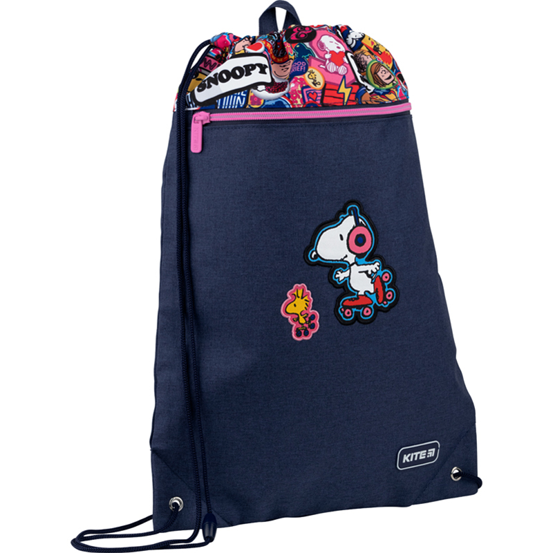 Сумка для взуття з кишенею Kite Snoopy SN22-601M-1. Фото 3