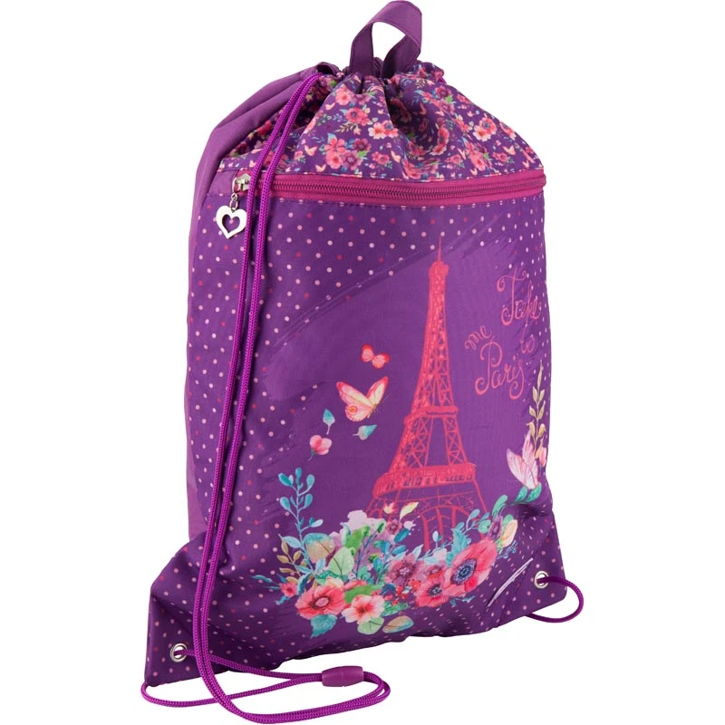 Сумка для взуття з кишенею Kite Education Take me to Paris K19-601M-7. Фото 3