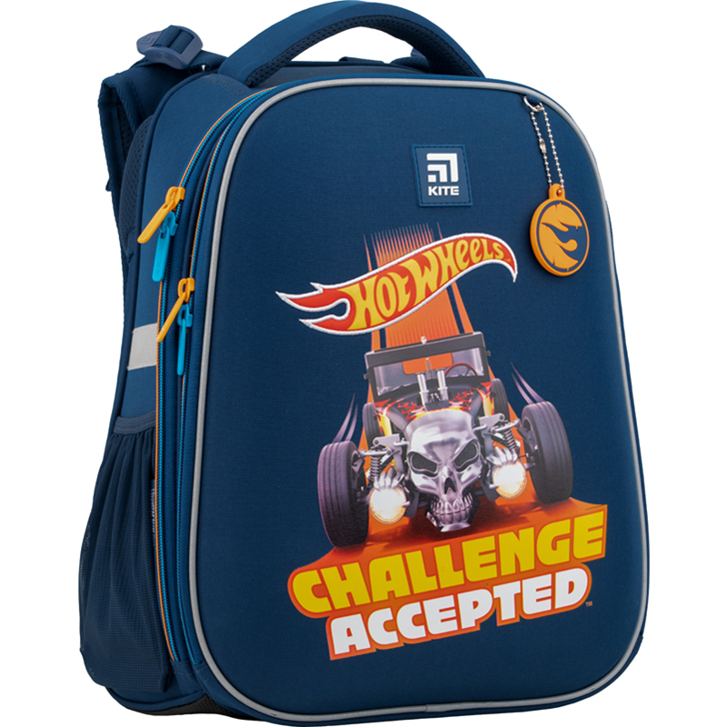 Рюкзак шкільний каркасний Kite Education Hot Wheels HW22-531M. Фото 2