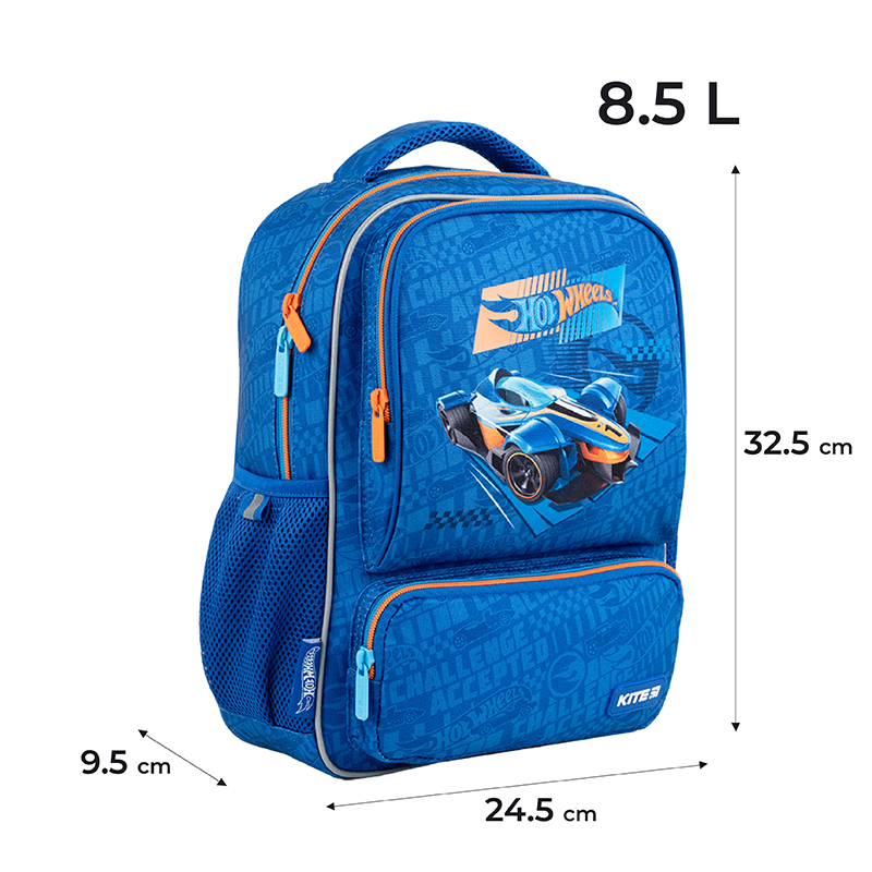 Рюкзак дитячий Kite Kids Hot Wheels HW24-559XS. Фото 2