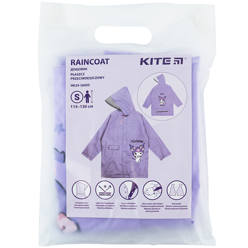 Дощовик дитячий Kite Kuromi HK24-2600S. Фото 5