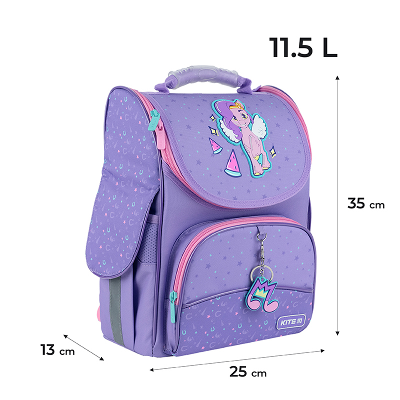 Рюкзак шкільний каркасний Kite Education My Little Pony LP24-501S. Фото 2