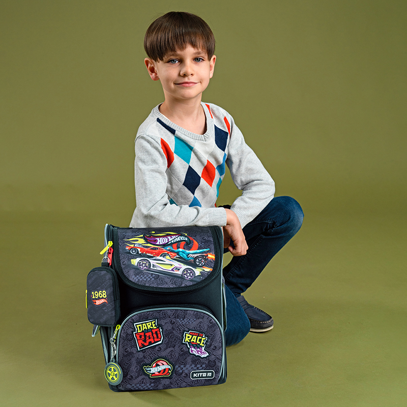 Рюкзак шкільний каркасний Kite Education Hot Wheels HW24-501S. Фото 19