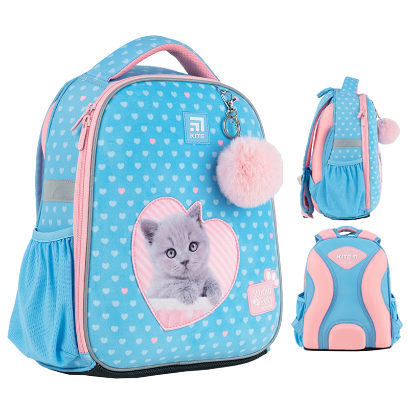 Шкільний набір Kite Studio Pets SET_SP24-555S-1 (рюкзак, пенал, сумка). Фото 2