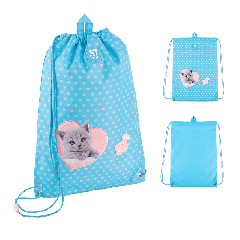 Шкільний набір Kite Studio Pets SET_SP24-555S-1 (рюкзак, пенал, сумка). Фото 18