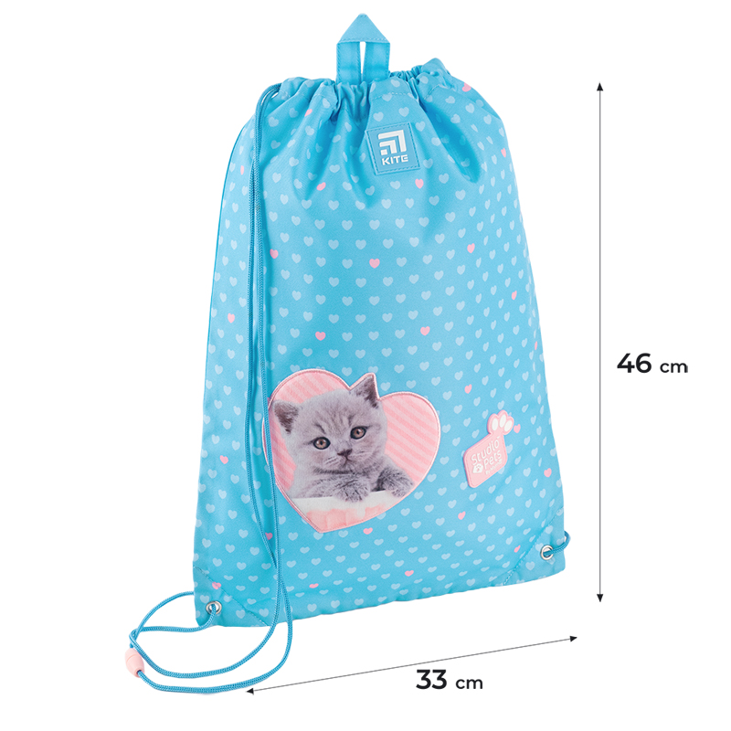 Шкільний набір Kite Studio Pets SET_SP24-555S-1 (рюкзак, пенал, сумка). Фото 19