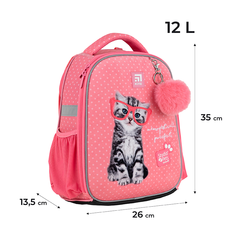 Рюкзак шкільний каркасний Kite Education Studio Pets SP24-555S-2. Фото 2