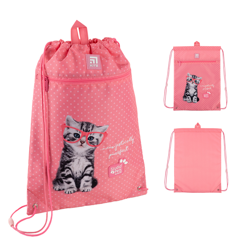 Шкільний набір Kite Studio Pets SET_SP24-555S-2 (рюкзак, пенал, сумка). Фото 18