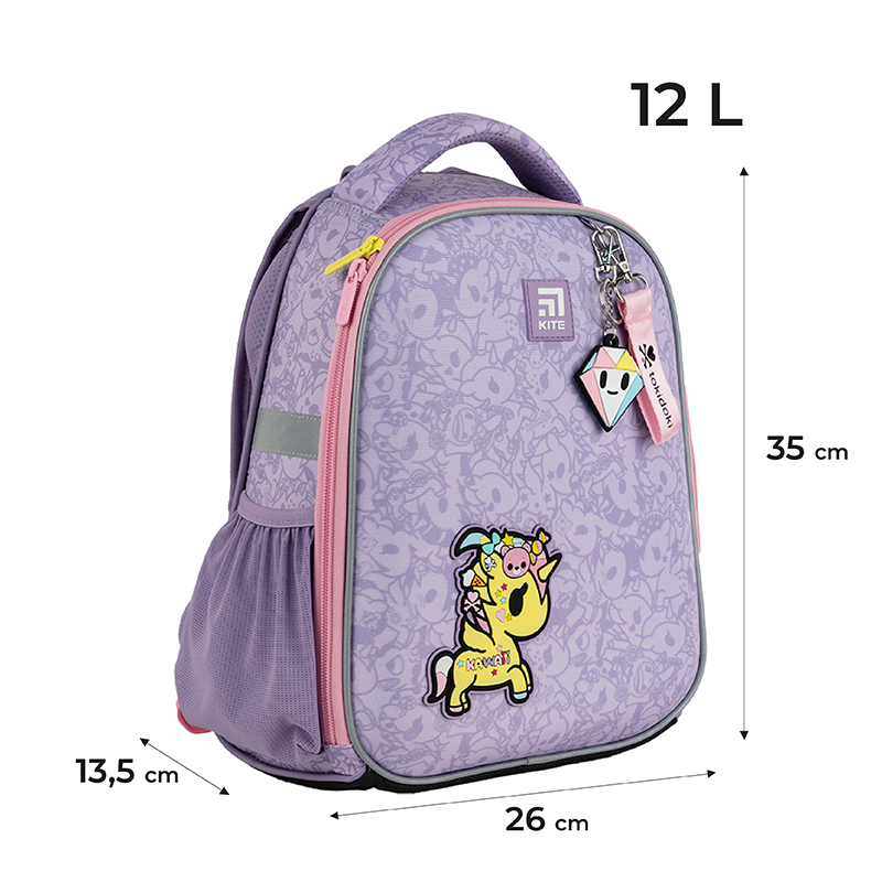 Рюкзак шкільний каркасний Kite Education Tokidoki TK24-555S. Фото 2