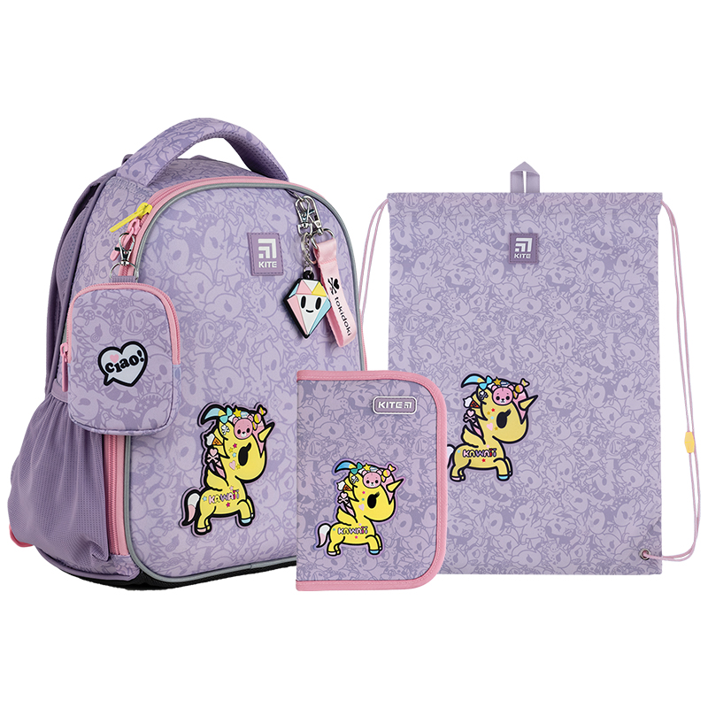 Шкільний набір Kite Tokidoki SET_TK24-555S (рюкзак, пенал, сумка)