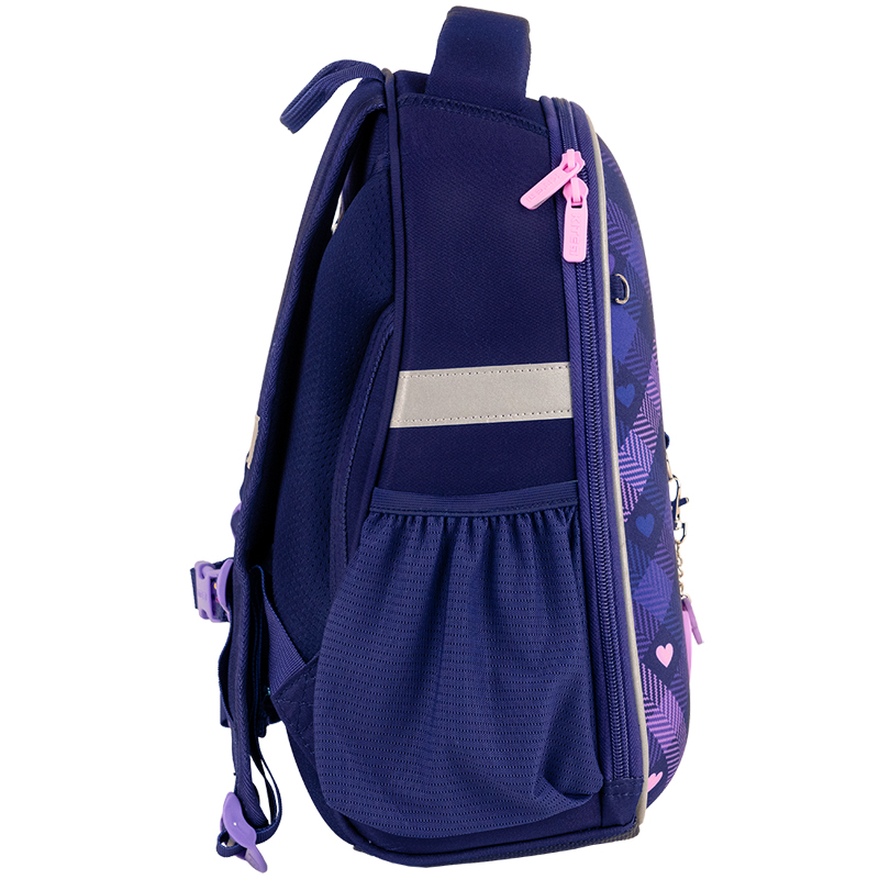 Рюкзак шкільний каркасний Kite Education Check and Hearts K24-555S-1. Фото 7