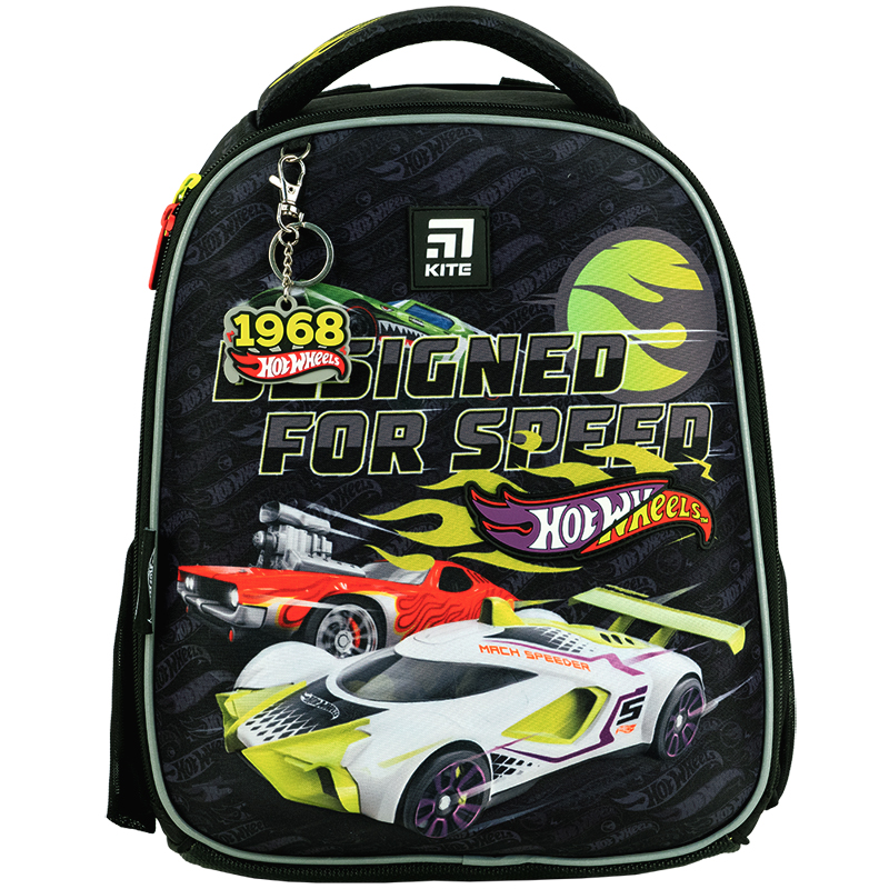 Рюкзак шкільний каркасний Kite Education Hot Wheels HW24-555S. Фото 3