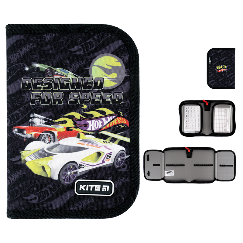 Шкільний набір Kite Hot Wheels SET_HW24-555S (рюкзак, пенал, сумка). Фото 19