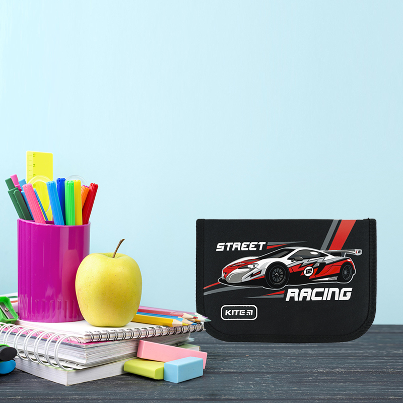 Пенал без наповнення Kite K24-621-4, 1 відділення, 1 відворот. Фото 6