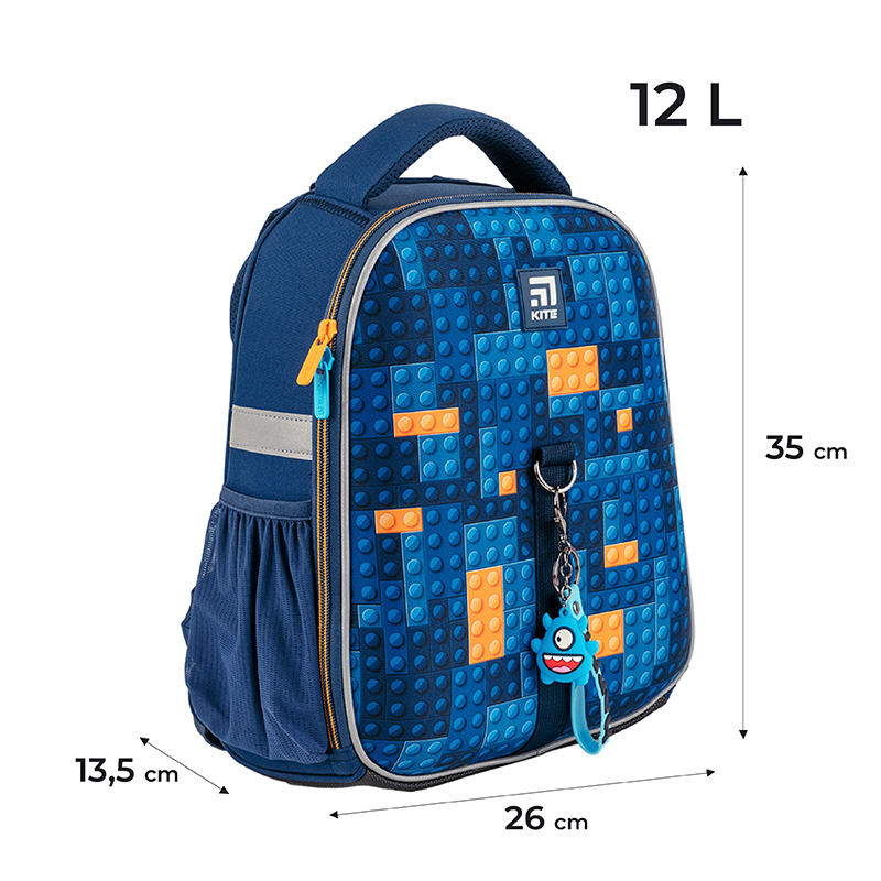 Рюкзак шкільний каркасний Kite Education Blocks K24-555S-6. Фото 2