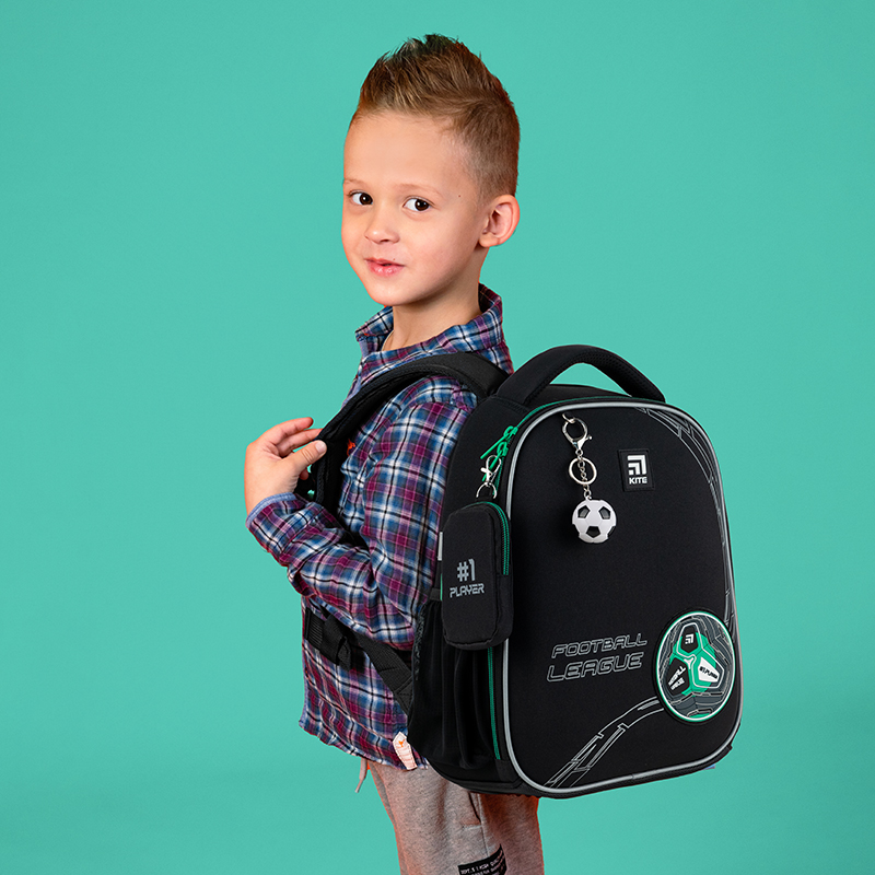 Рюкзак шкільний каркасний Kite Education Football K24-555S-9. Фото 18