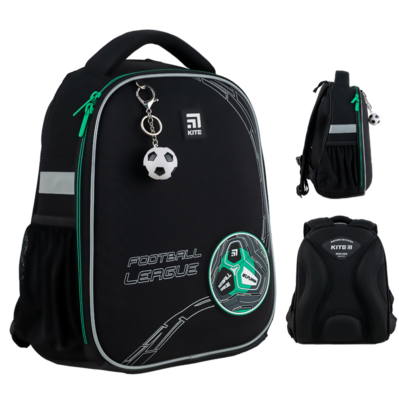 Рюкзак шкільний каркасний Kite Education Football K24-555S-9