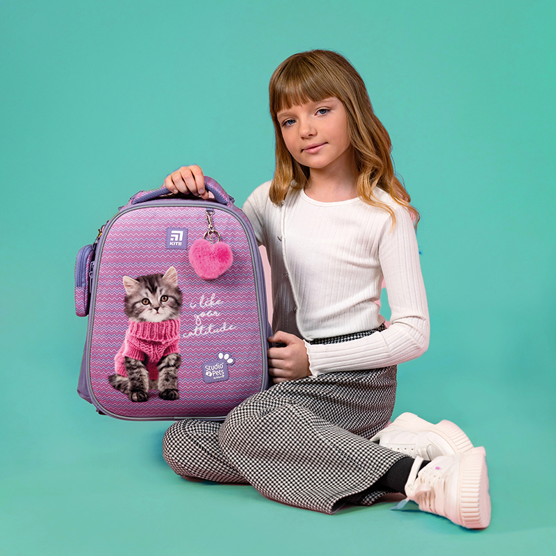 Рюкзак шкільний каркасний Kite Education Studio Pets SP24-531M. Фото 19