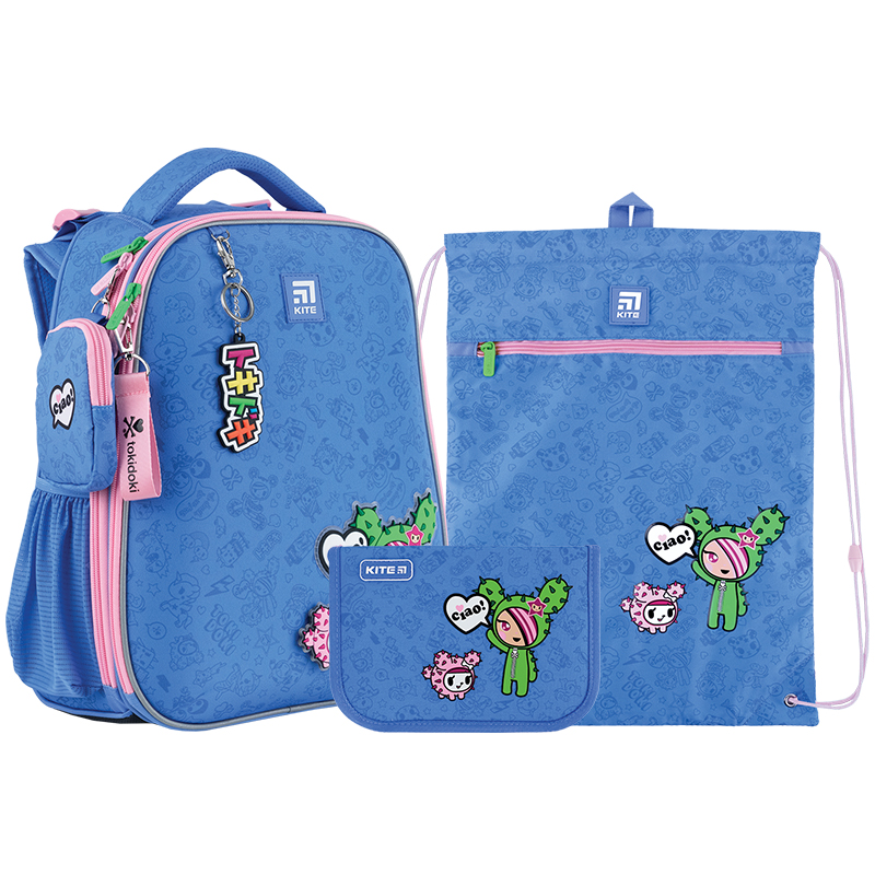 Шкільний набір Kite tokidoki SET_TK24-531M (рюкзак, пенал, сумка)