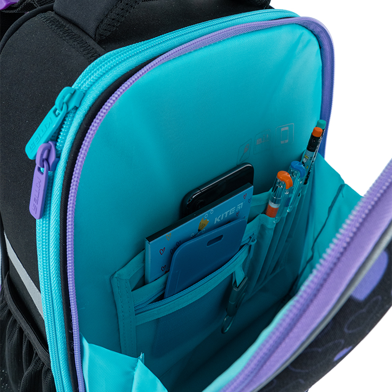 Рюкзак шкільний каркасний Kite Education Catsline K24-531M-1. Фото 13