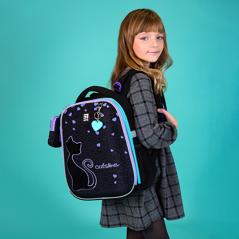Рюкзак шкільний каркасний Kite Education Catsline K24-531M-1. Фото 19