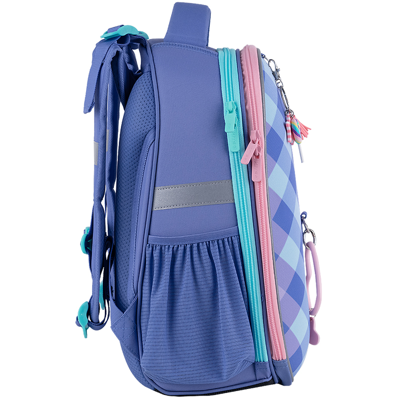 Рюкзак шкільний каркасний Kite Education Purple Chequer K24-531M-2. Фото 6