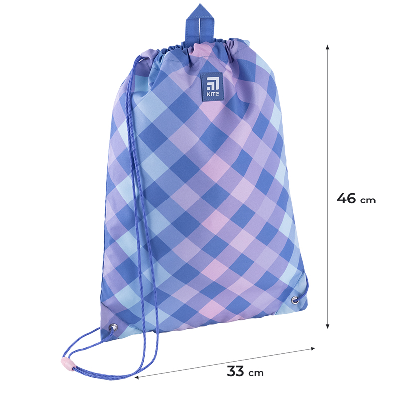 Сумка для взуття Kite Purple Chequer K24-600M-3. Фото 2