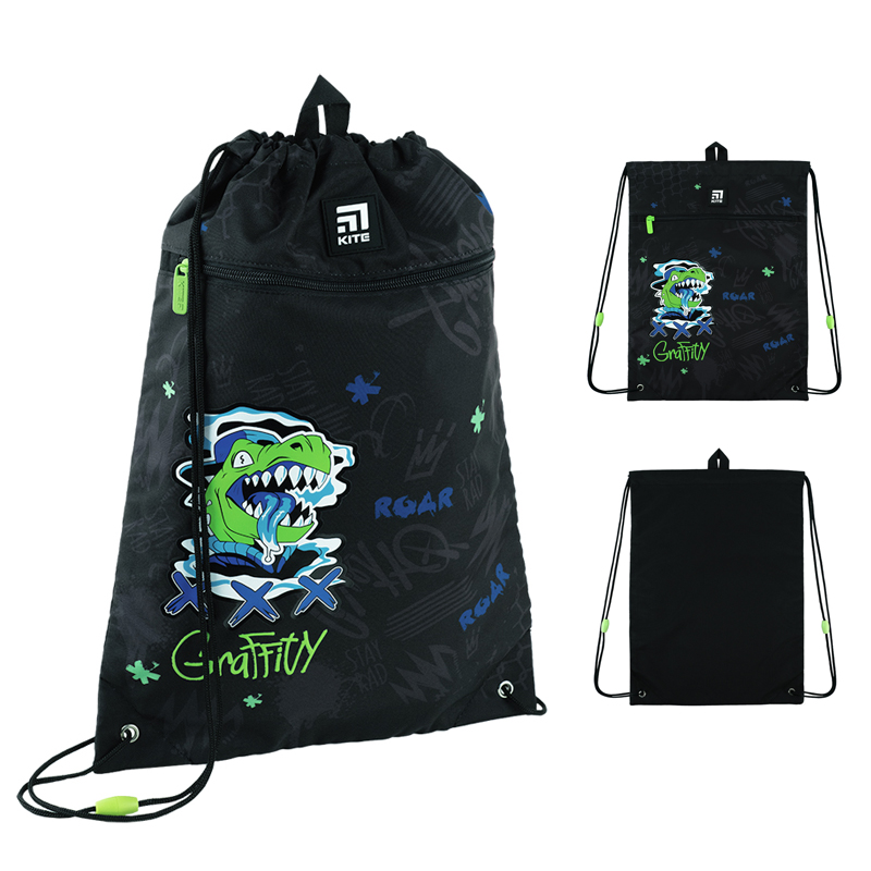 Сумка для взуття з кишенею Kite Roar K24-601M-4
