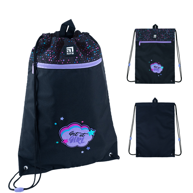 Сумка для взуття з кишенею Kite Get it Girl K24-601M-7
