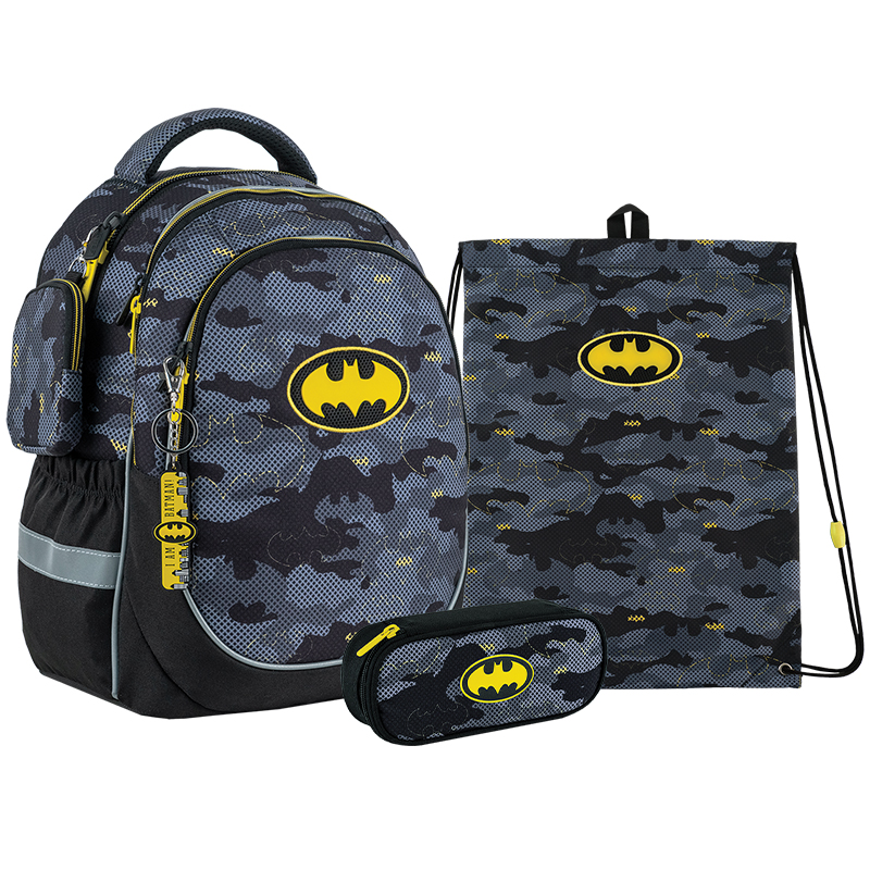 Шкільний набір Kite DC Comics SET_DC24-700M (рюкзак, пенал, сумка)