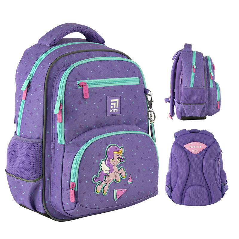 Шкільний набір Kite My Little Pony SET_LP24-773M (рюкзак, пенал, сумка). Фото 2