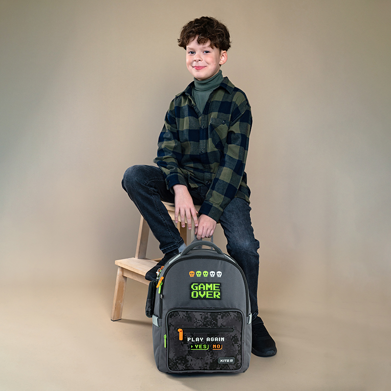 Рюкзак шкільний Kite Education Game Over K24-770M-4. Фото 19