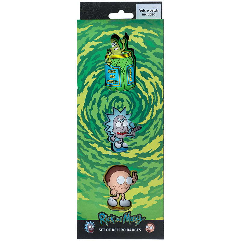 Набір бейджів на липучці Kite Rick and Morty RM24-3012, 3 шт.. Фото 9