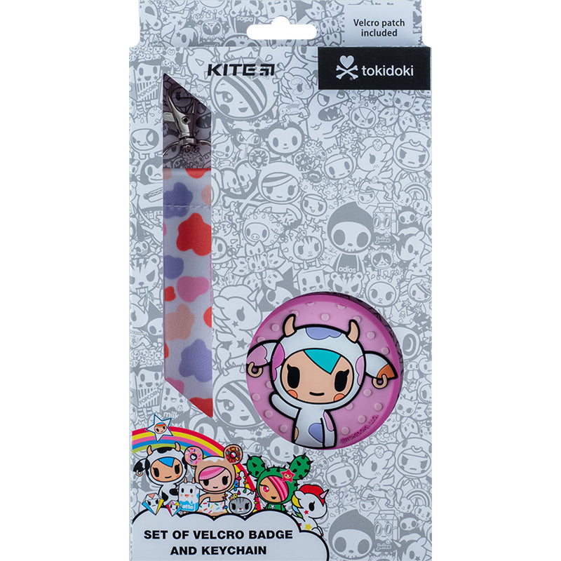 Набір бейдж на липучці та підвіска Kite tokidoki TK24-3010-1, 2 шт.. Фото 11