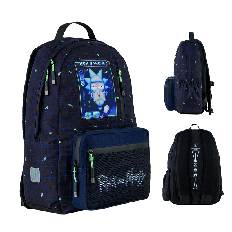 Рюкзак Kite Education teens Rick and Morty RM24-949L