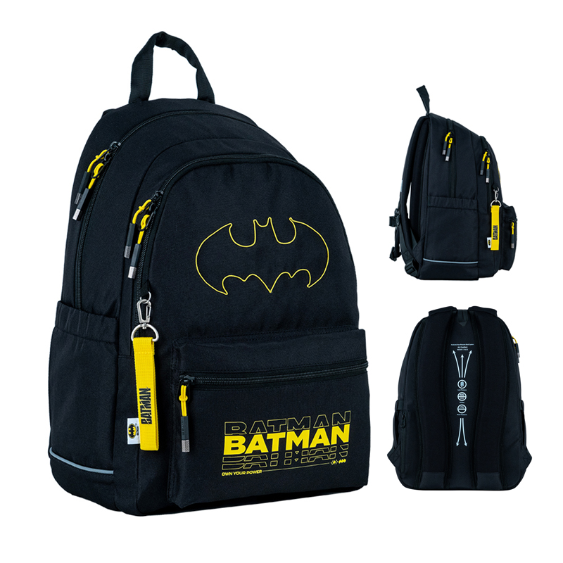 Рюкзак Kite Education teens DC Comics Batman DC24-2575M (LED). Фото 3
